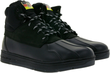 K1X | Kickz X Dandy Diary shellduck High-Top Echtleder-Sneaker-Boots mit Deutschland-Applikation 5163-0500/0001 Schwarz