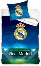 Real Madrid dekbedovertrek Bernabéu 140 x 200 cm multicolor