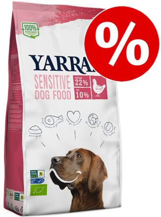 Zum Sonderpreis! Yarrah Bio Hundefutter - Getreidefrei mit Bio Huhn 10 kg