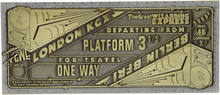 Fanattik Fantastic Beasts The Great Wizarding Express Limited Edition Train Ticket