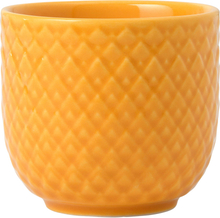 Lyngby Porcelæn Rhombe Color eggekopp 5 cm, Gul