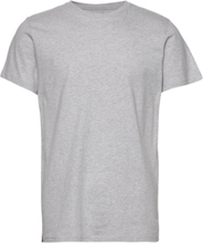 T-Shirt Stockholm Base T-shirts Short-sleeved Grå DEDICATED*Betinget Tilbud