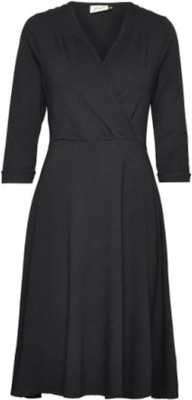 Kate Dress Black Dresses Wrap Dresses Svart Jumperfabriken*Betinget Tilbud