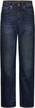 Slim High-Rise Jeans Bottoms Jeans Wide Blue Hope