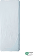 Flat Sheet, Ingrid, Sky Home Textiles Bedtextiles Sheets Blue By NORD