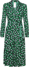 Dvf Phoenix Reversible Dress Designers Knee-length & Midi Green Diane Von Furstenberg