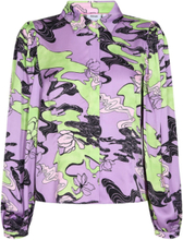 Nuwanda Shirt Tops Blouses Long-sleeved Purple Nümph