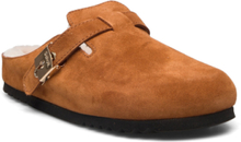 Sl Grace Cognac Shoes Mules & Slip-ins Flat Mules Brown Scholl