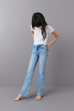 Gina Tricot - Bootcut rhinestone jeans - bootcut - Blue - 158 - Female