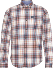 L/S Cotton Lumberjack Shirt Skjorte Uformell Burgunder Superdry*Betinget Tilbud