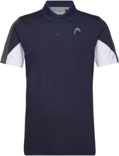 Club 22 Tech Polo Shirt Men Polos Short-sleeved Marineblå Head*Betinget Tilbud