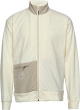 Fleece Jacket Sweat-shirts & Hoodies Fleeces & Midlayers Creme Rains*Betinget Tilbud