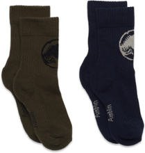 Norman Socks & Tights Socks Marineblå Molo*Betinget Tilbud