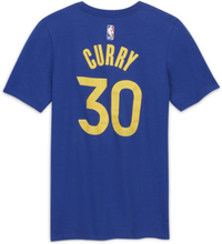 Stephen Curry Warriors Older Kids' Nike NBA Player T-Shirt - Blue