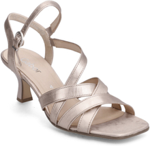 Ankle-Strap Sandal Sandal Med Klack Multi/patterned Gabor