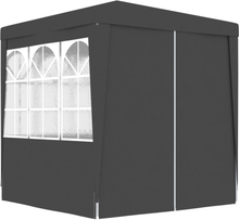 vidaXL Gazebo Professionale con Pareti 2x2 m Antracite 90 g/m²