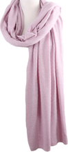 Kasjmier-blend sjaal/omslagdoek in gemêleerd lila