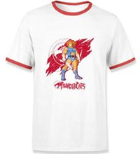 Thundercats Lion-O Red Ringer T-Shirt - White/Red - M - White/Red