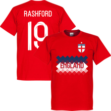 Engeland Rashford 19 Team T-Shirt - Rood - XL