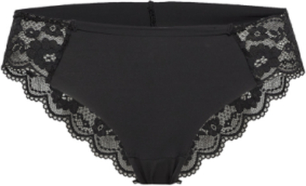 Brief Brazilian Reg Invisible Lingerie Panties Brazilian Panties Svart Lindex*Betinget Tilbud