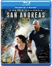San Andreas (3D Blu-ray + Blu-ray) (2 disc)