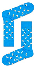 Happy Socks Wool Hot Dog Dog Sock Blau Muster Gr 36/40