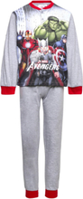 Long Pyjama In Box Pyjamas Sett Grå Marvel*Betinget Tilbud