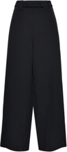 "Echo Crepe Full Length Trouser Bottoms Trousers Wide Leg Black French Connection"