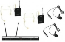 RELACART Set UR-260D Bodypack with Headset and Lavalier