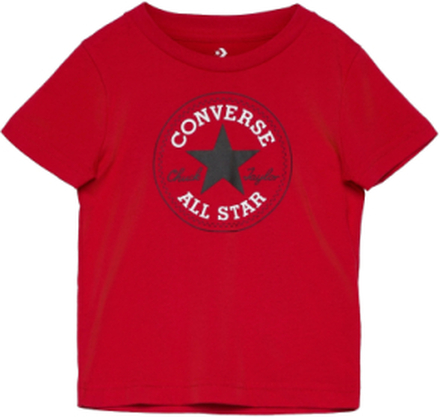 Cnvb Chuck Patch Tee T-shirts Short-sleeved Rød Converse*Betinget Tilbud