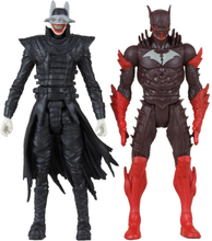 DC Direct Gaming Action Figures Batman Who Laughs & Red Death (Dark Nights Metal #1) 8 cm