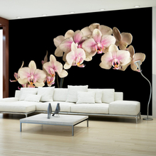 Fototapet - Blooming orkidé 450 x 270 cm