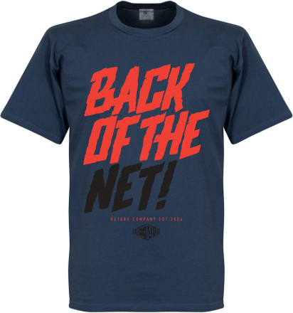 Retake Back of the Net! T-Shirt - Denim Blauw - XXL