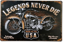 Emaljeskilt Harley Davidson Legends