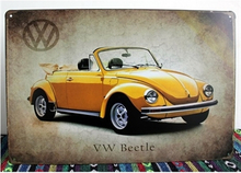 Emaljeskilt VW Beetle