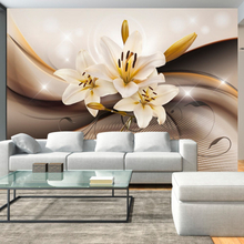 Fototapet - Golden Lily - 300 x 210 cm