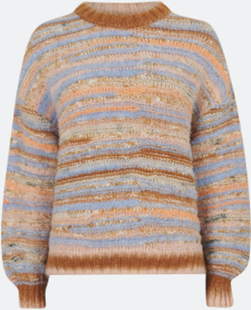 Color flerfärgad stickad tröja - Multi