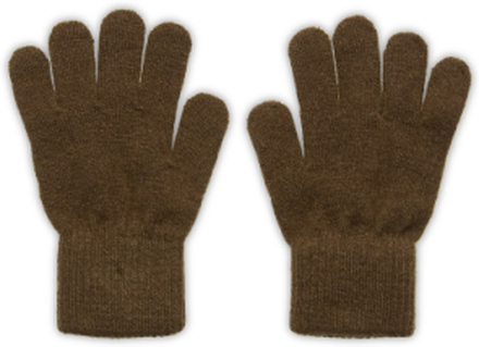 Basic Magic Finger Gloves Accessories Gloves & Mittens Mittens Grønn CeLaVi*Betinget Tilbud