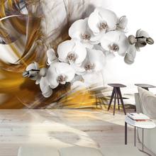 Fototapet - Orchid on fire - 100 x 70 cm