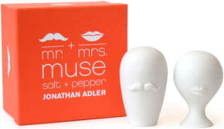 Mr. And Mrs. Muse S&P Home Kitchen Kitchen Tools Grinders Salt & Pepper Shakers White Jonathan Adler