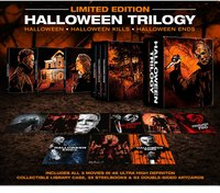 Halloween Trilogy 4K Ultra HD Limited Edition Steelbook Library Case