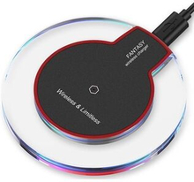 WP020 Qi Wireless Charging Pad Thin Charger for iPhone 8/8 Plus/Samsung S7 edge/S7 CE/RoHS Certifica