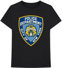 New York City: Unisex T-Shirt/Police Dept. Badge (X-Large)