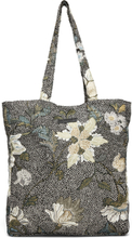 New Shopper Flower Linen Bags Totes Multi/patterned Ceannis