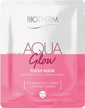 Aqua Glow Flash Mask Beauty WOMEN Skin Care Face Face Masks Sheet Mask Nude Biotherm*Betinget Tilbud
