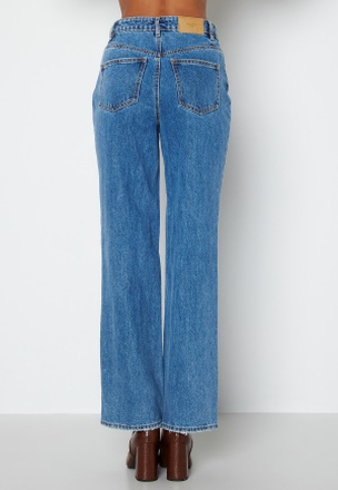VERO MODA Kithy HR Loose Straight Jeans Medium Blue Denim 29/32