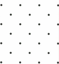 Noordwand Fabulous World Veggpanel Dots hvit og svart 67105-3