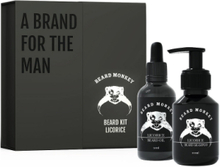 Beard Kit Licorice Beauty MEN ALL SETS Nude Beard Monkey*Betinget Tilbud