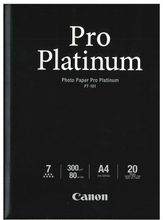 Canon Valokuvapaperi Pro Platinum A4 20 arkkia, 300g (PT-101)