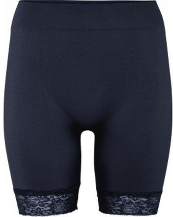 Decoy Long Shorts With Lace Marine S/M Dame